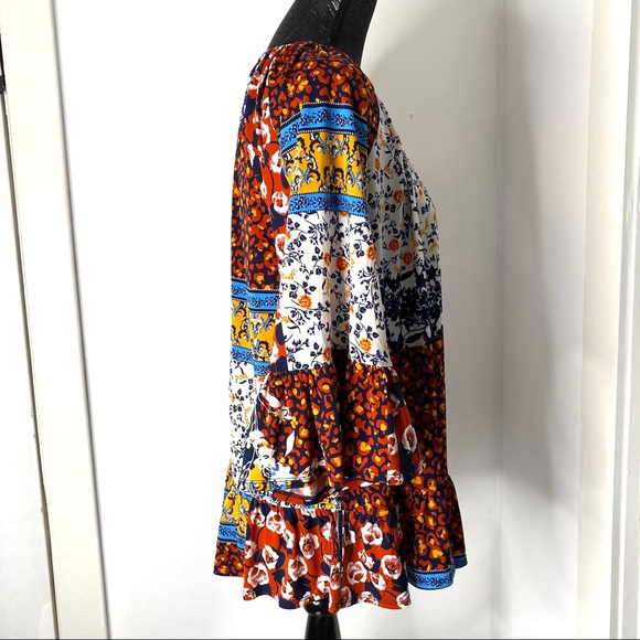 Westport Printed Flare Top - Picture 8 of 11